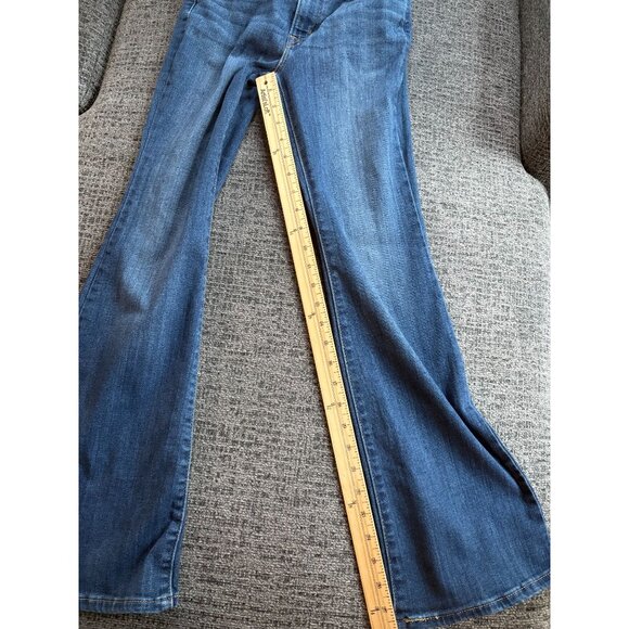 Levis 726 Flare Jeans Size 25 Womens Blue Denim Water - Picture 5 of 11